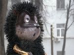 В Киеве поставили памятник "Ежику в тумане"