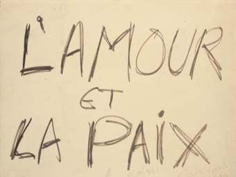 Написанный рукой Леннона плакат выставлен на аукцион