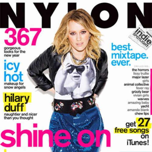 Хилари Дафф в журнале Nylon. Январь 2009