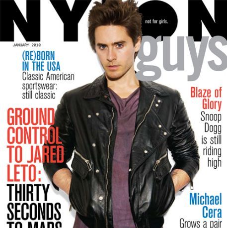 Джаред Лето в журнале Nylon Guys. Январь 2010