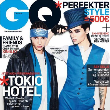 Tokio Hotel в журнале GQ. Германия. Февраль 2010