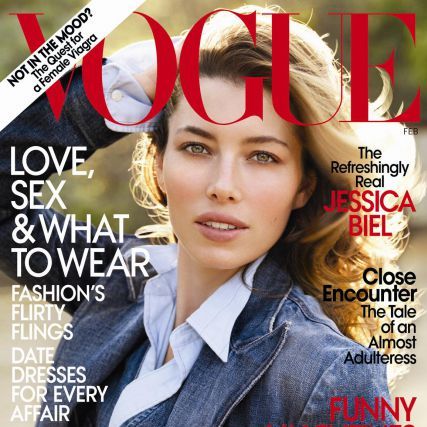 Джессика Бил в журнале Vogue. Февраль 2010
