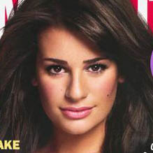 Лиа Мишель на обложке журнала Cosmopolitan. Март 2011