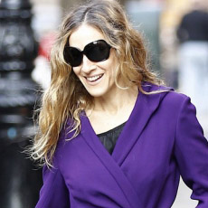 Сара Джессика в лиловом