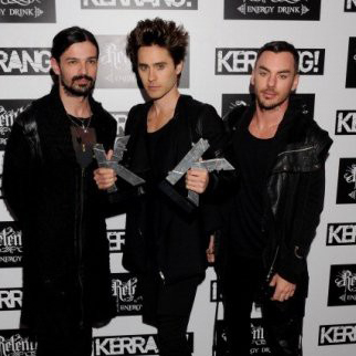 30 Seconds To Mars на премии Kerrang
