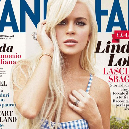 Арестованная Линдси Лохан снялась в фотосессии для Vanity Fair