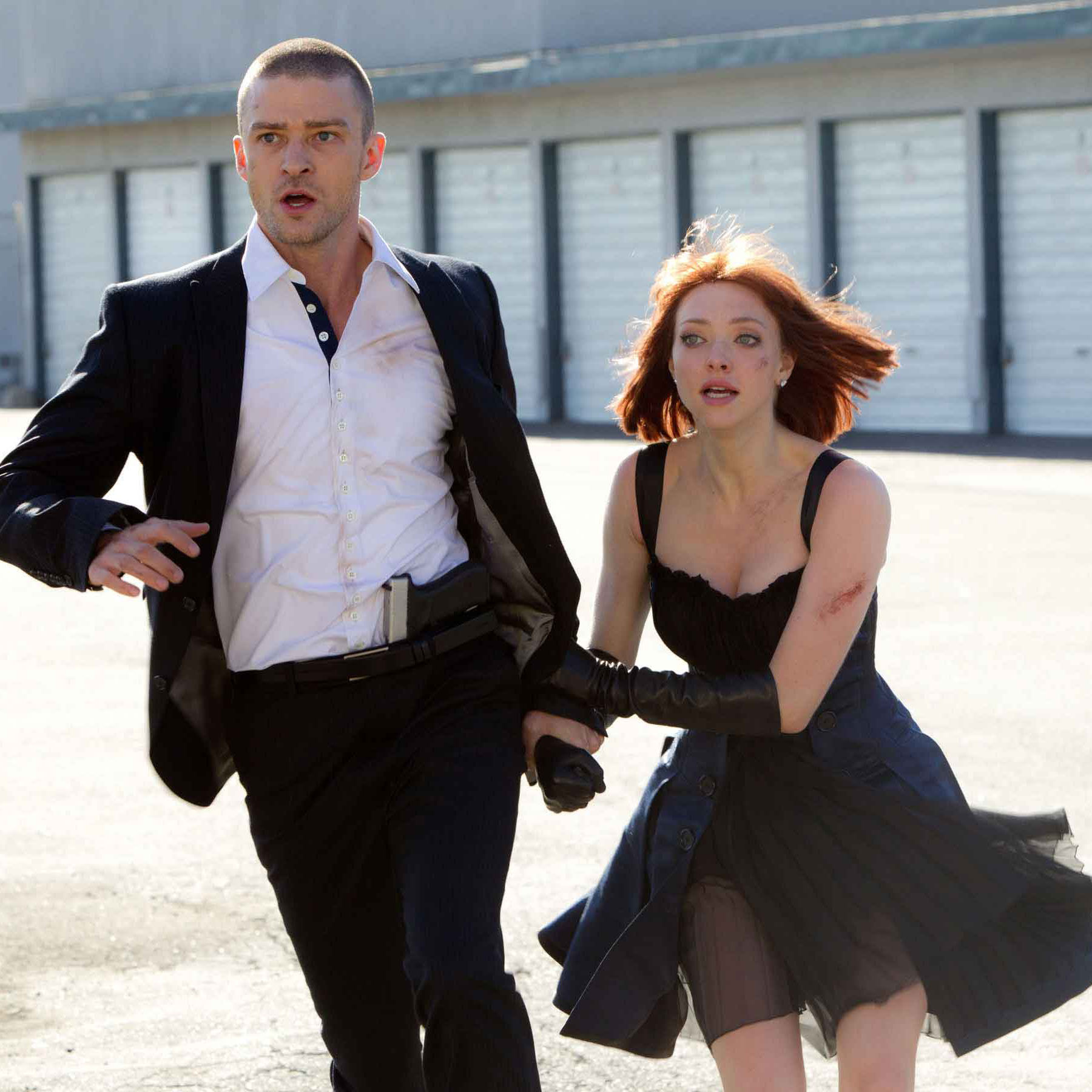 Первые кадры из фильма IN TIME с Тимберлейком и Сейфрид