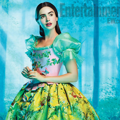 Лили Коллинз в роли Белоснежки: первый кадр