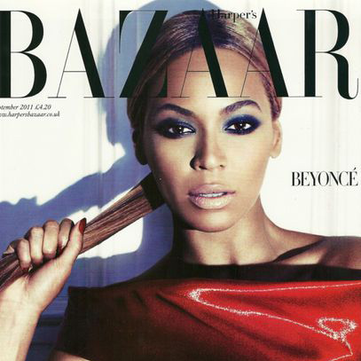 Бейонсе в журнале Harper's Bazaar UK. Сентябрь 2011