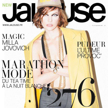 Милла Йовович в журнале Jalouse. Сентябрь 2011