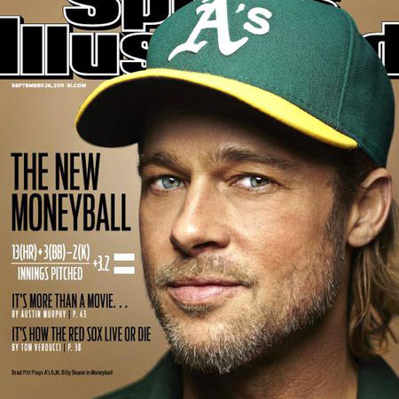 Брэд Питт на обложке журнала Sports Illustrated