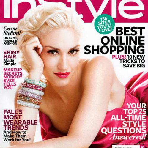 Гвен Стефани в журнале InStyle. Ноябрь 2011