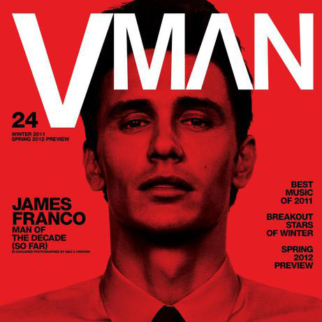 Джеймс Франко в журнале Vman. Зима 2011