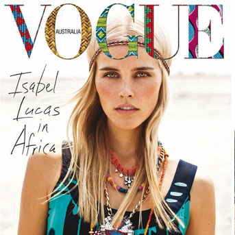 Изабель Лукас для Vogue Australia
