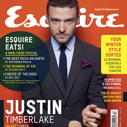 Джастин Тимберлейк в журнале Esquire UK. Декабрь 2011