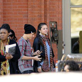 Проявление чувств Джастина Бибера к Селине Гомес