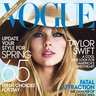 Тейлор Свифт на обложке февральского Vogue US