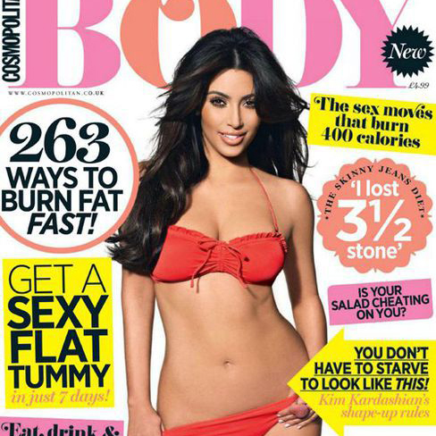 Ким Кардашиан в журнале Cosmopolitan Body 2012