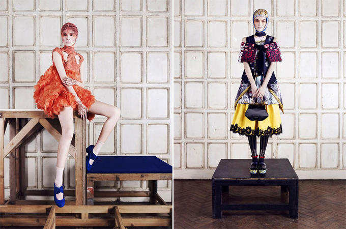 Экзотический образ от Суи Хэ в журнале Another