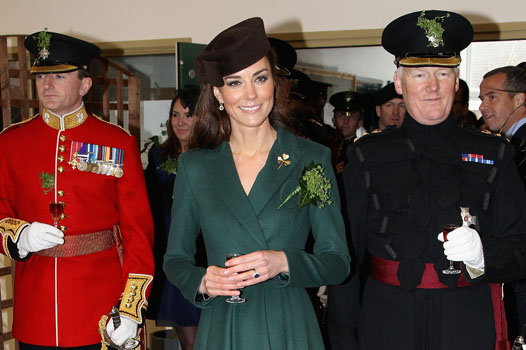 Герцогиня Кэтрин на празднике в честь Святого Патрика