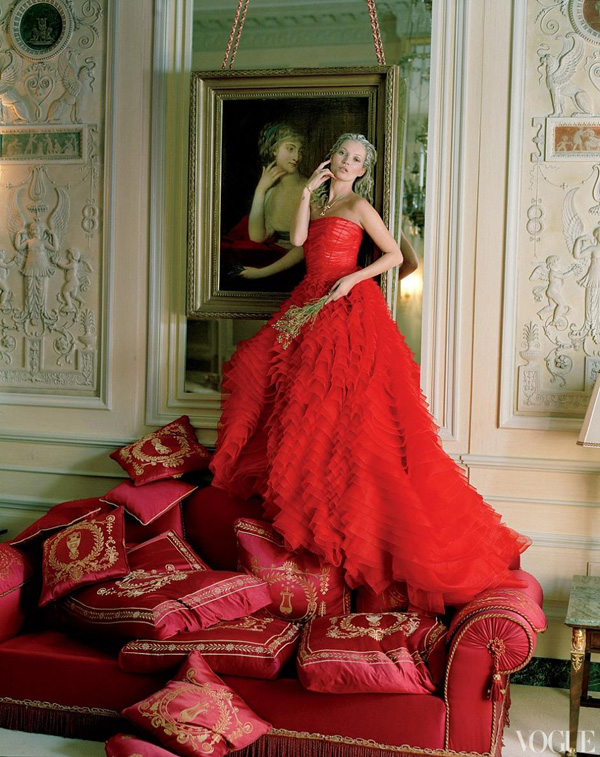 Кейт Мосс на страницах американского Vogue