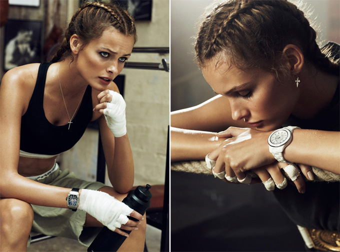 Модель Эдита Вилкевичуте вышла на ринг