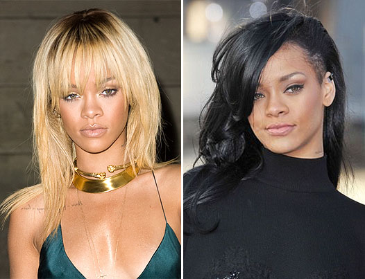 Рианна стала брюнеткой