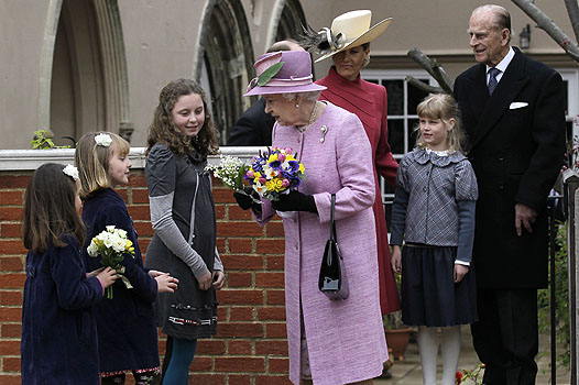 Королевская семья отпраздновала Пасху