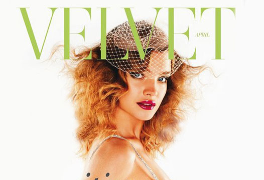 Наталья Водянова украсила обложку журнала Velvet