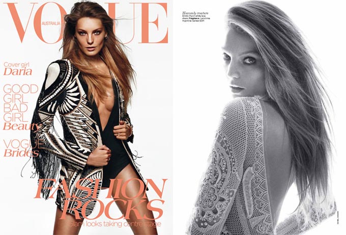 Дарья Вербова специально для австралийского Vogue