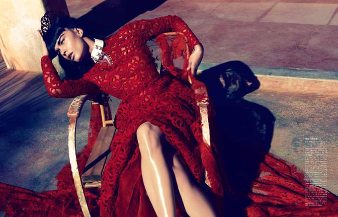 Фотосессия Кристал Ренн в японском Vogue