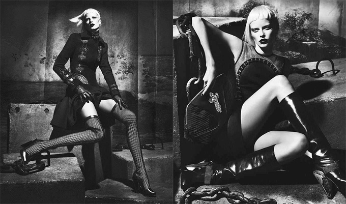 Versace показала осеннюю коллекцию