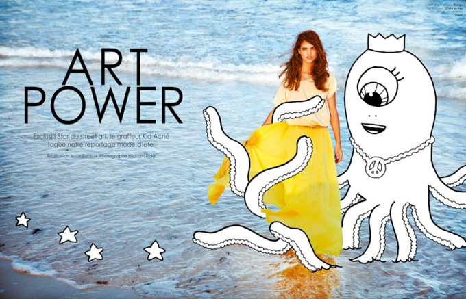 Прикольная фотосессия с элементами граффити