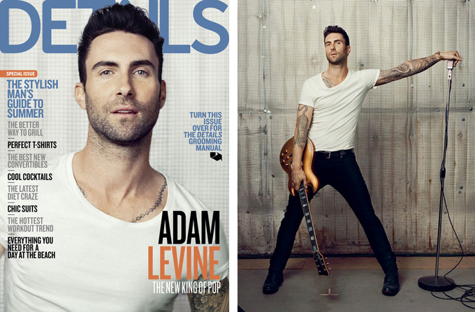 Адам Ливайн специально для Details Magazine