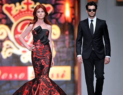 Анна Чапман вышла на подиум