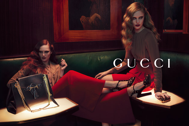 Кармен Педару и Надя Бендер в рекламе Gucci