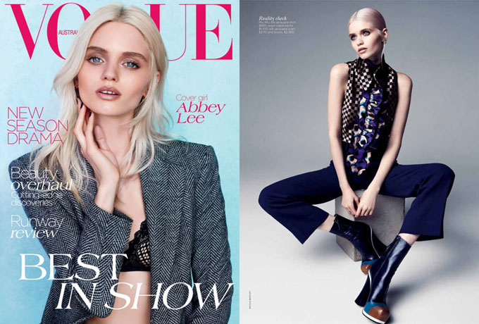 Эбби Ли Киршоу в австралийском Vogue