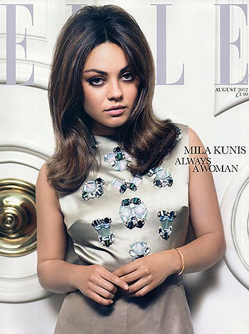 Мила Кунис в британском Elle