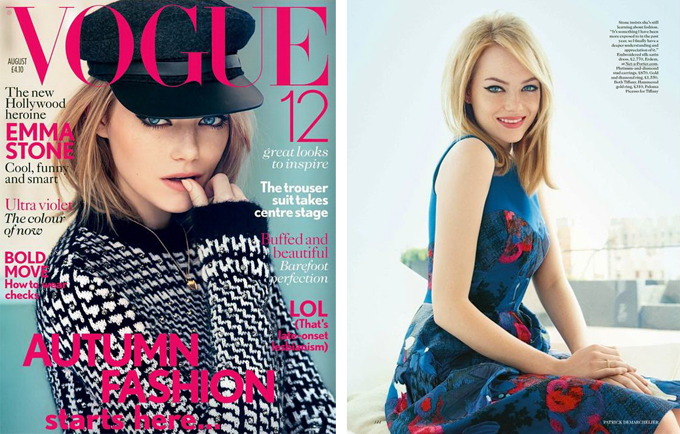 Эмма Стоун специально для британского Vogue