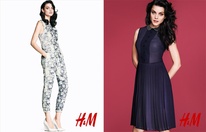 Джессика Стэм в рекламе H&M 