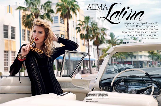  Джулия Фрош в бразильском  Vogue