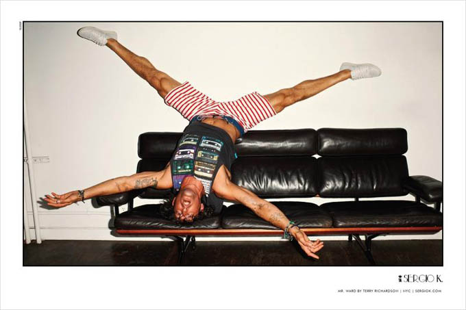 Терри Ричардсон снял Тони Уорда для рекламы Sergio K 