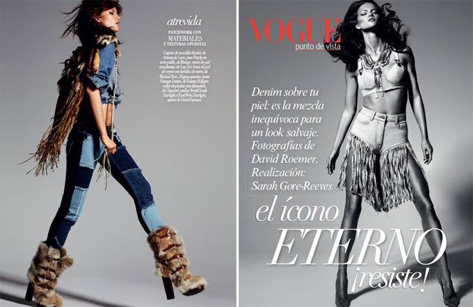 Касия Струсс в мексиканском Vogue