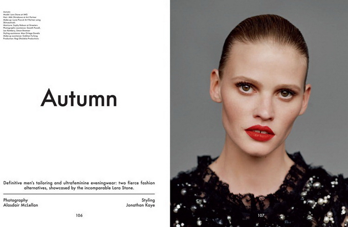  Лара Стоун в журнале The Gentlewoman