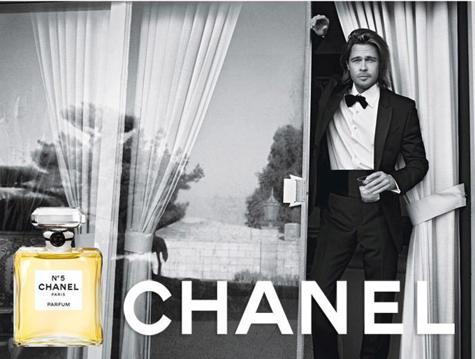  Брэд Питт рекламирует Chanel No.5