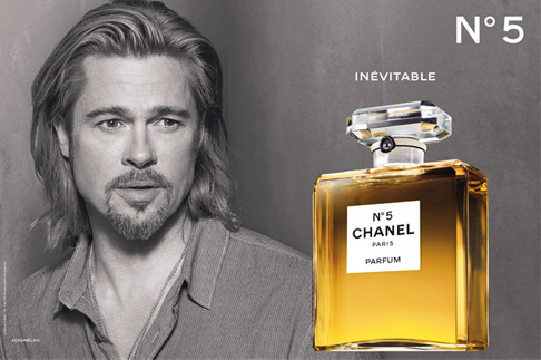 Брэд Питт в рекламе Chanel №5