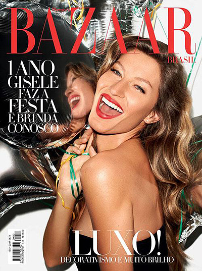 Жизель Бундхен в бразильском Harper`s Bazaar