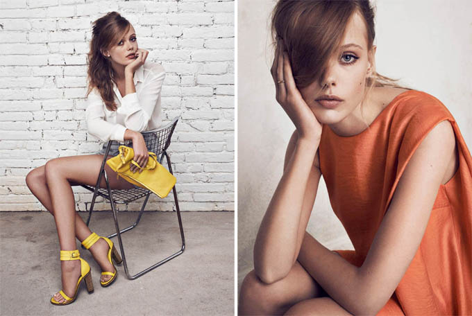 Фрида Густавссон в рекламе Tiger of Sweden