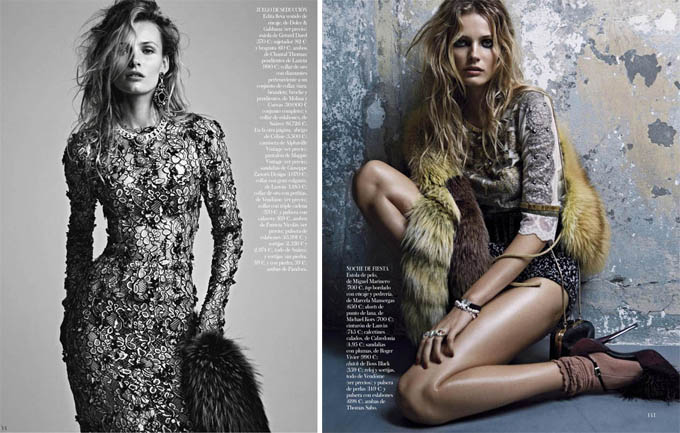 Эдита Вилкевичуте в испанском Vogue