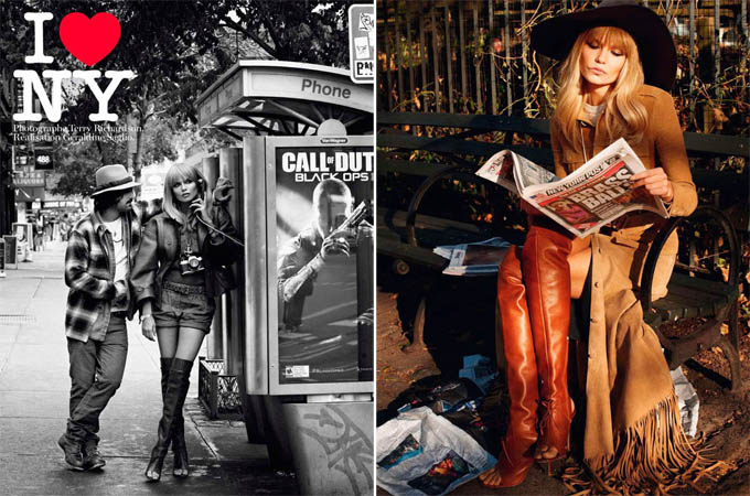 Наташа Поли и Тони Вард в  Vogue Paris